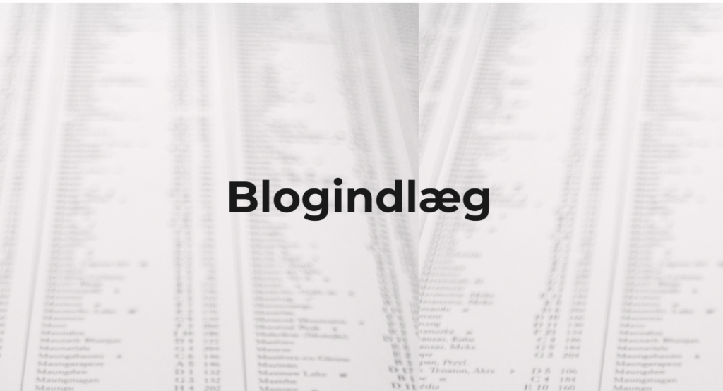 Billede af opgaven - blodindlæg på melaniehansen.dk