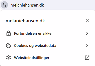 Billede af sikkerhedsymbol på melaniehansen.dk